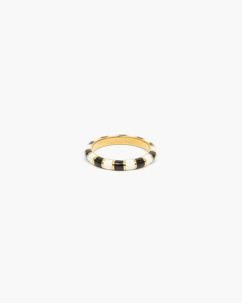 Enamel Stripe Stacking Ring | Clare V.
