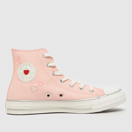 Kids Girls Youth Pale Pink Converse All Star Hi Trainers | schuh | Schuh