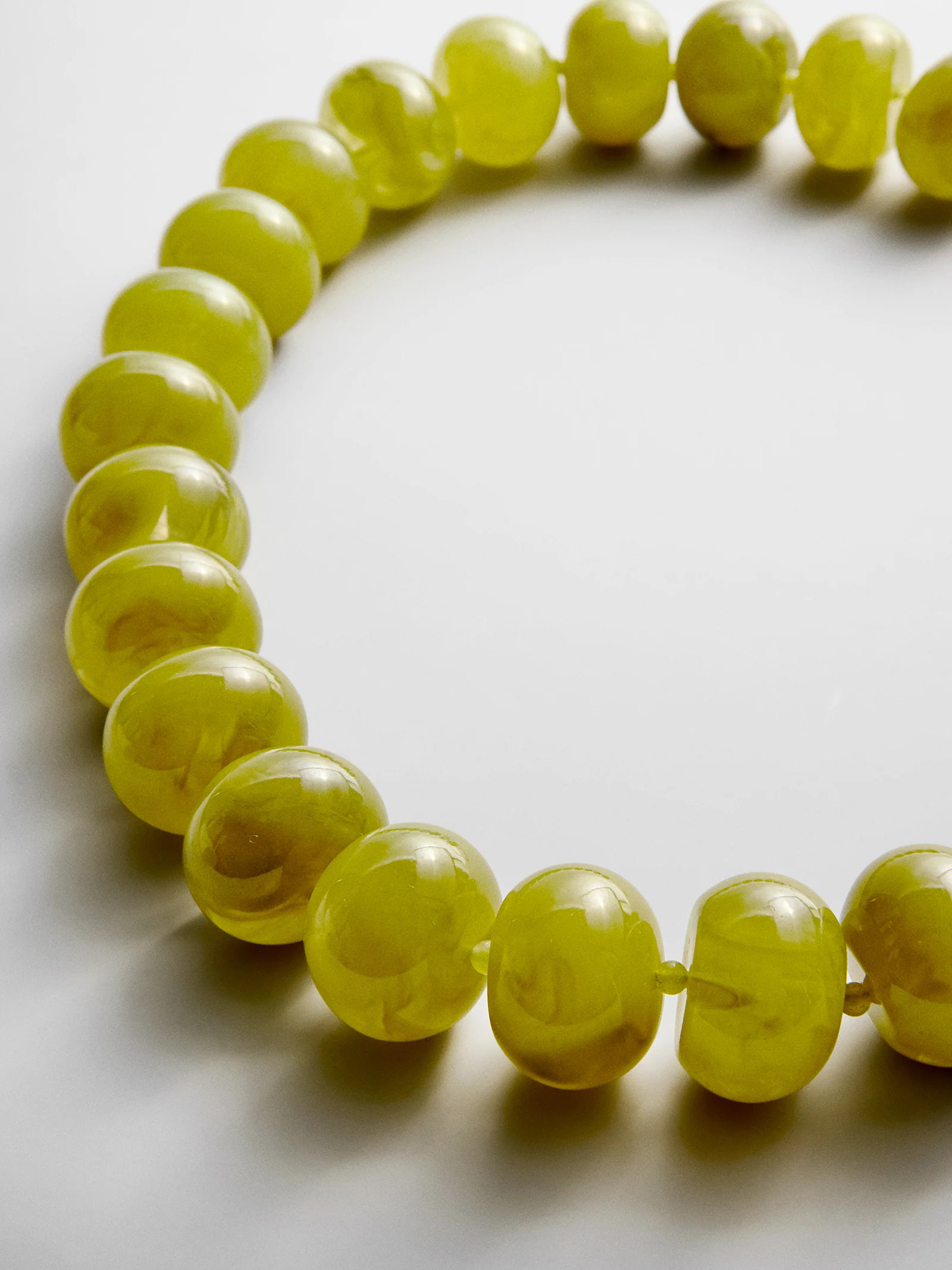 Joan Semi-Precious Necklace - Olive | BaubleBar