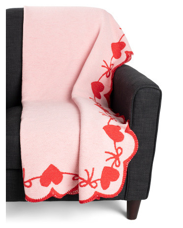 Sweetheart And Bows Throw | TJ Maxx