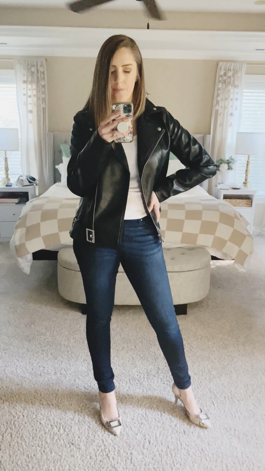 Faux Leather Moto Jacket curated on LTK