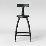 Seidler Architect Industrial Counter Stool Black - Project 62™ | Target