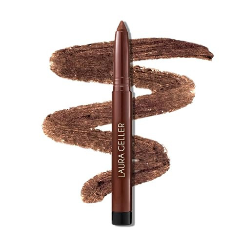 LAURA GELLER NEW YORK Kajal Longwear Kohl Eyeliner Pencil with Caffeine, Smooth & Blendable Makeup, Dark Brown | Amazon (US)