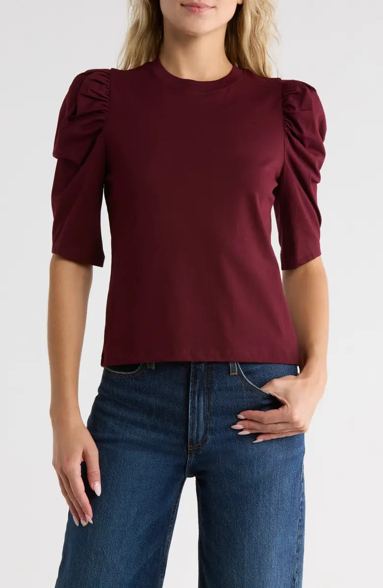 FRAME Puff Sleeve Jersey T-Shirt | Nordstromrack | Nordstrom Rack