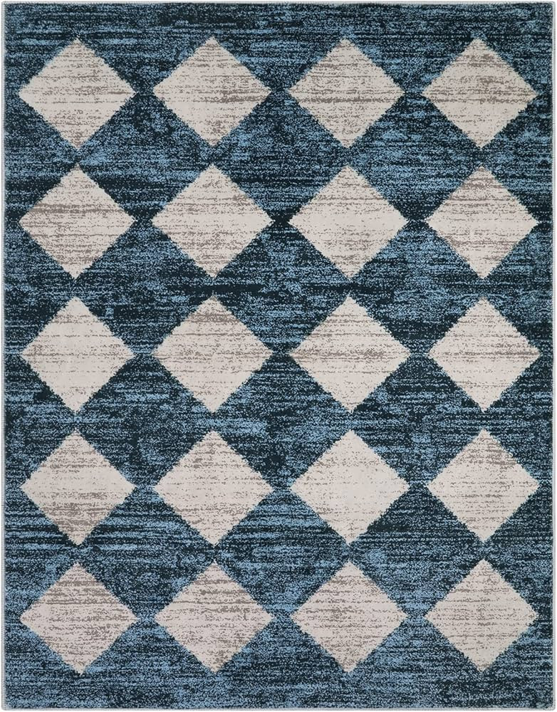 Lahome Moroccan Trellis Area Rug 5x7 - Machine Washable Bedroom Rug Large Rugs for Living Room, B... | Amazon (US)