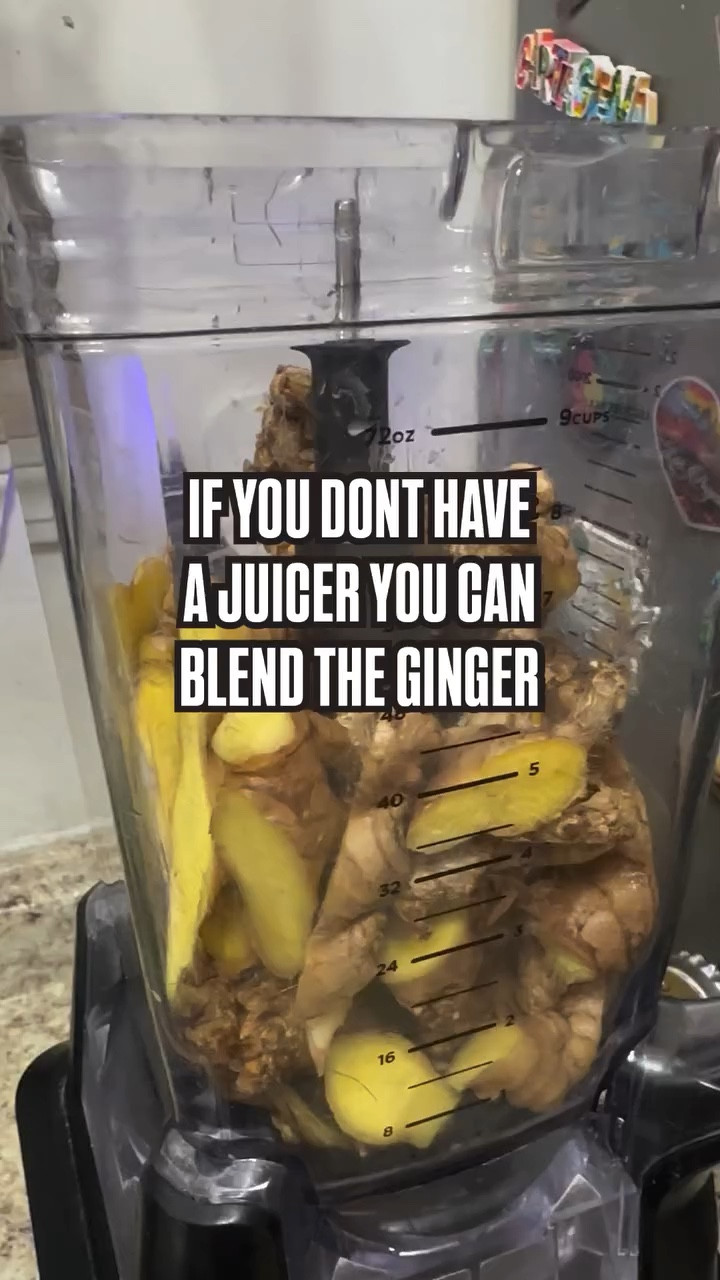 While you will NEED a juicer to continue to juice consistently but if you don’t have one right now and you want some ginger shots, use your blender.

Ginger Shots are an easy way to 
consume more ginger. 

It’s super easy to make.
You can wash everything and use your juicer 
or you can add some water and use a blender
 and just strain it after, but with a blender you have to add water and not all produce blend well.
Like apples will turn into apples sauce real quick and pineapples will create way too much foam. 
But you can blend oranges, green leafs, pomegranate, mangoes etc. 

In the video I’m using my faithful Ninja Blender
 that we’ve had for YEARS. I added it to my LTK shop.

I also have my Nama J2 Cold Pressed Juicer.
Nama is actually doing a Batch Juicing Week so the big hopper I’m using is a part of a bundle and it’s 30% off. The code for that is JWP30.
But if you just want the Juicer use Code JWP55.

For the link to the juicer and tools just DM me JUICE.

I will send you EVERYTHING!!
The link to the 
-Tubes
-My Juicer
-The Batching Set
-MY JUICING BUNDLE. 
-And the link to my LTK store front.