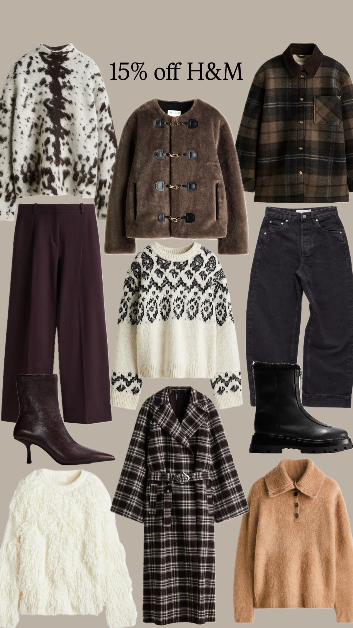 15% off H&M  

#LTKautumn #LTKwinter #LTKsale