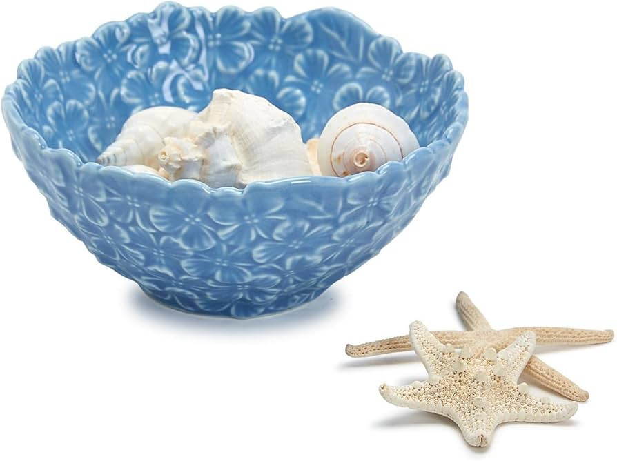 Two's Company Blue Hydrangea Set Of 3 Tidbit Bowls | Amazon (US)