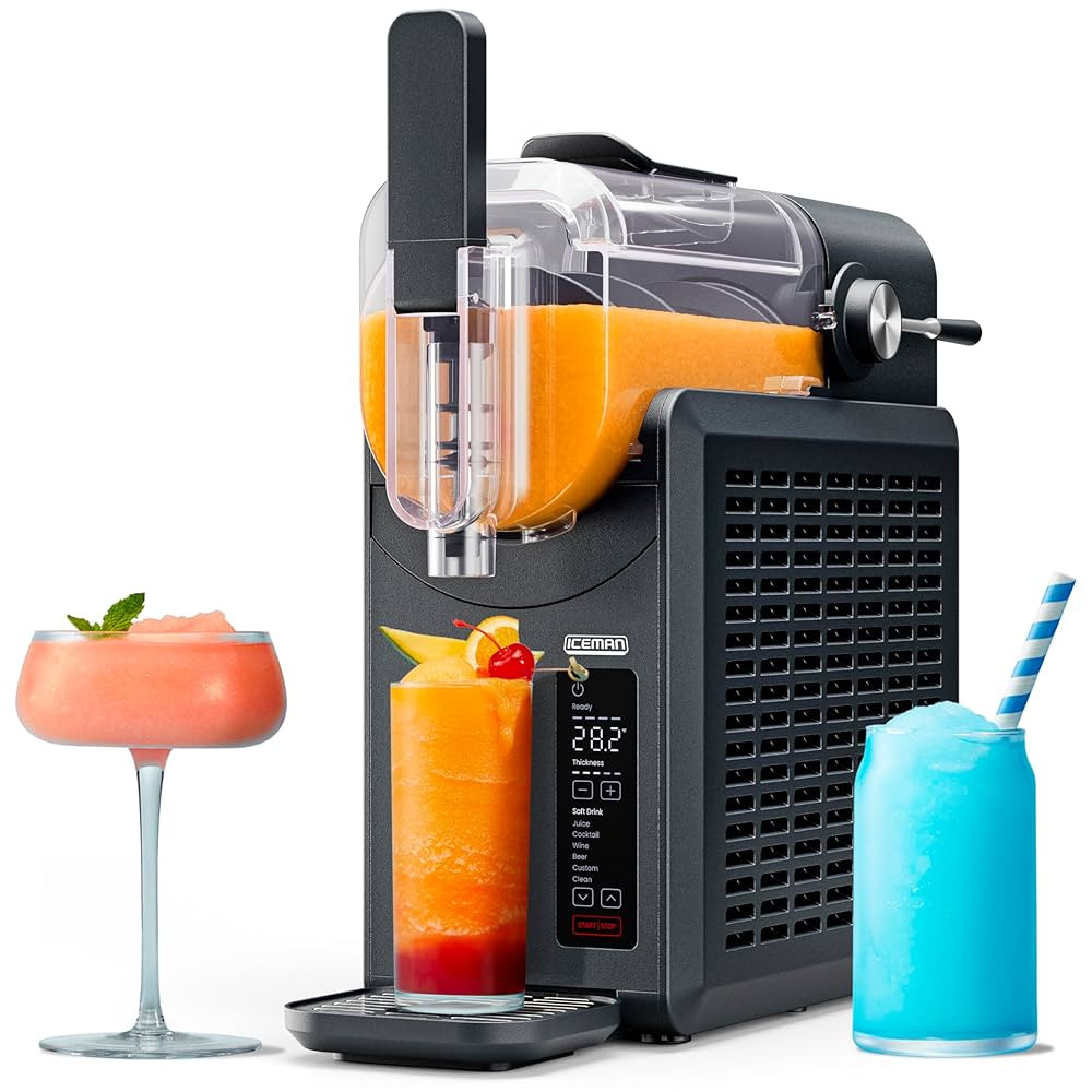 Iceman Slush-Ease Slushie Machine, Frozen Drink Maker & Slushy Machine with 5 Presets + Custom Op... | Amazon (US)