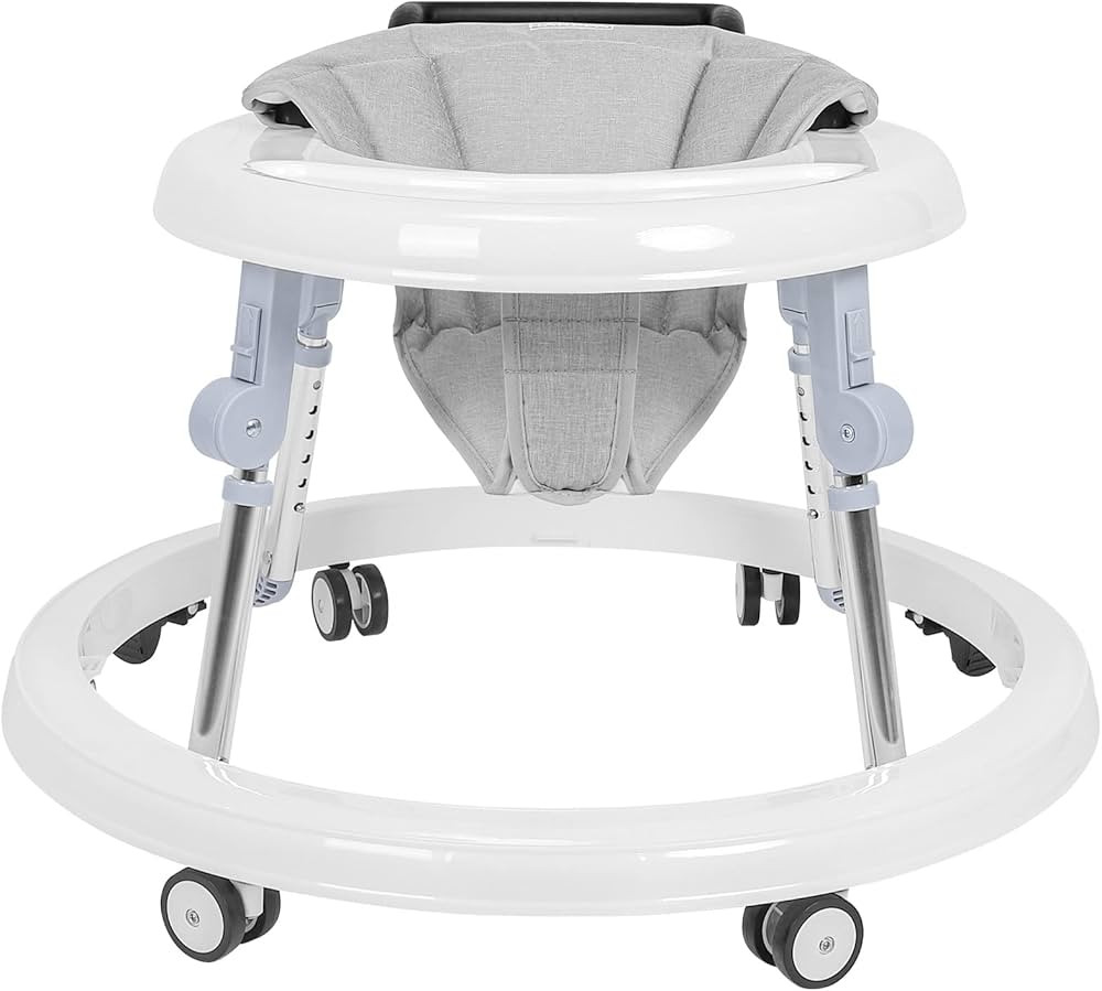 HARPPA Foldable Baby Walker, Sit to Stand Activity Center with Wheels, Seat and Height Adjustable... | Amazon (US)