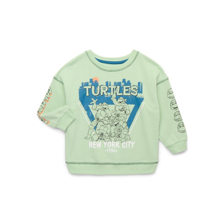 Teenage Mutant Ninja Turtles Toddler Boys Graphic Crewneck Sweatshirt, Sizes 12 Months-5T | Walmart (US)