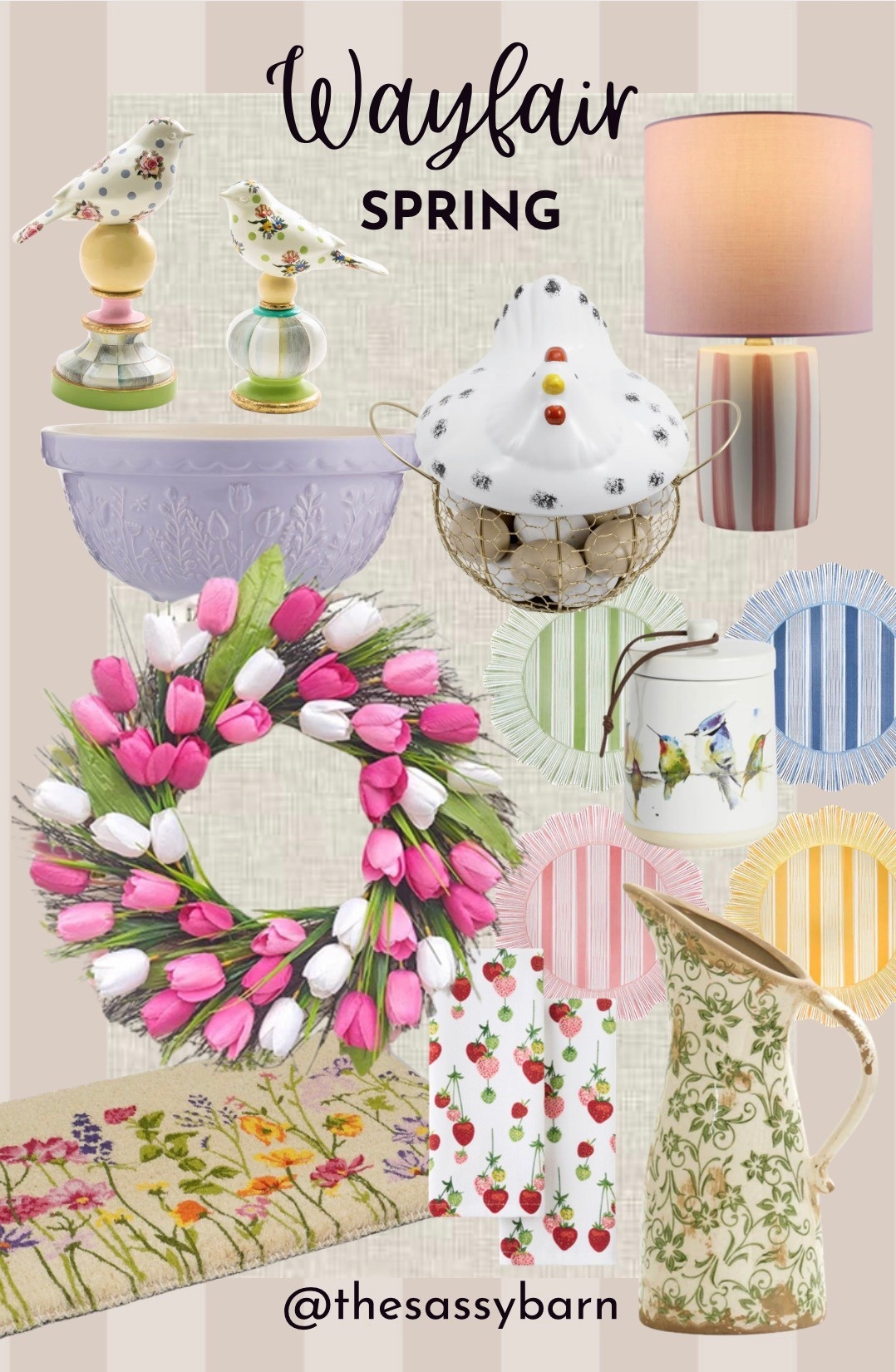 Spring is in the air! Florals, pastels and stripes are in! 

#LTKSeasonal #LTKHome