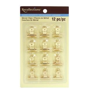 Gold Metal Binder Clips by Recollections™ | Michaels Stores