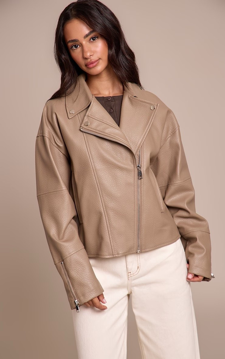 Petite Faux leather jacket 

#LTKuk #LTKautumn #LTKpetite