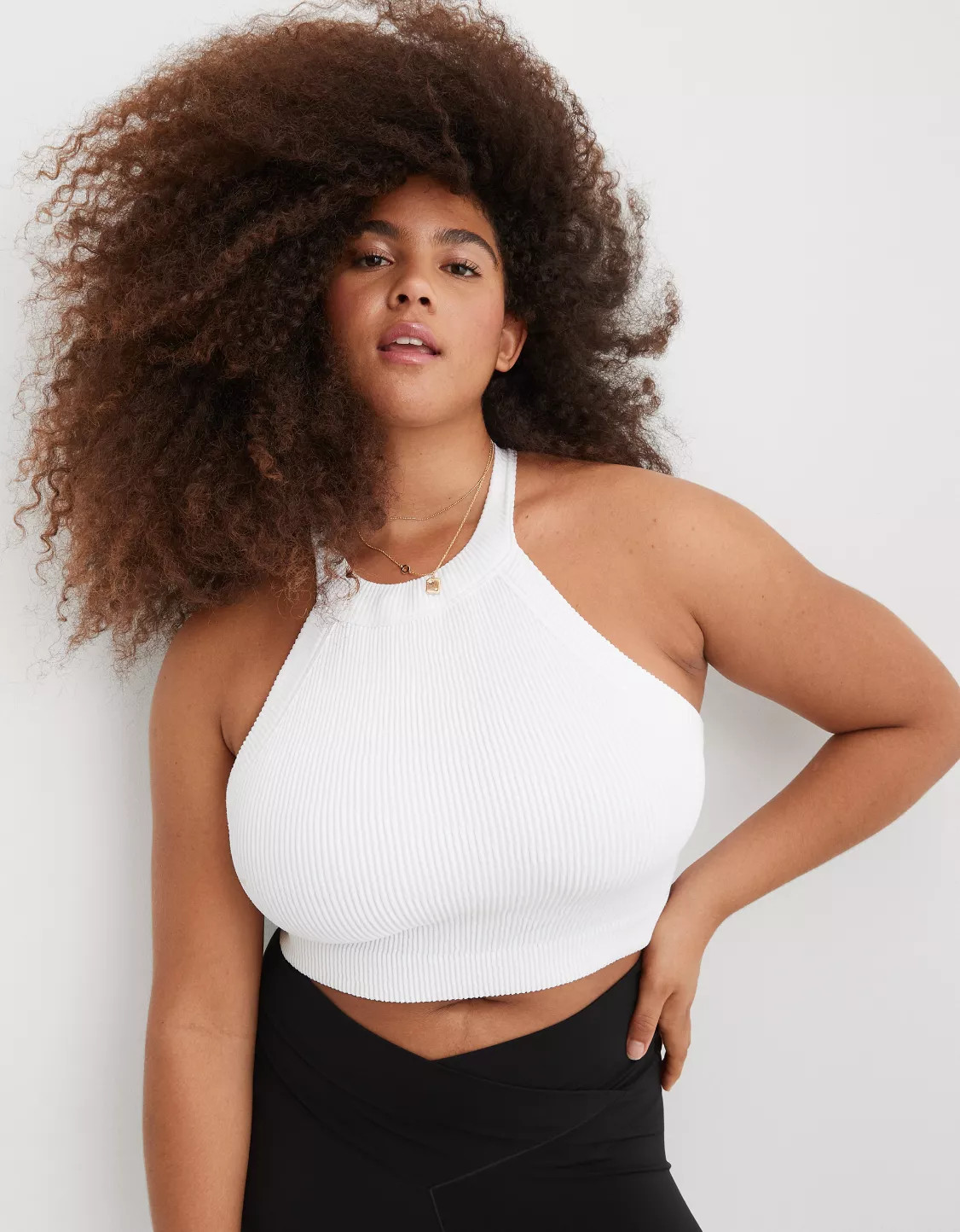 Superchill Seamless High Neck Bra Top | Aerie