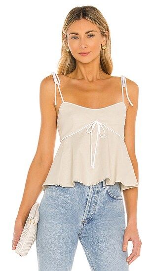 Lucy Top in Cream | Revolve Clothing (Global)