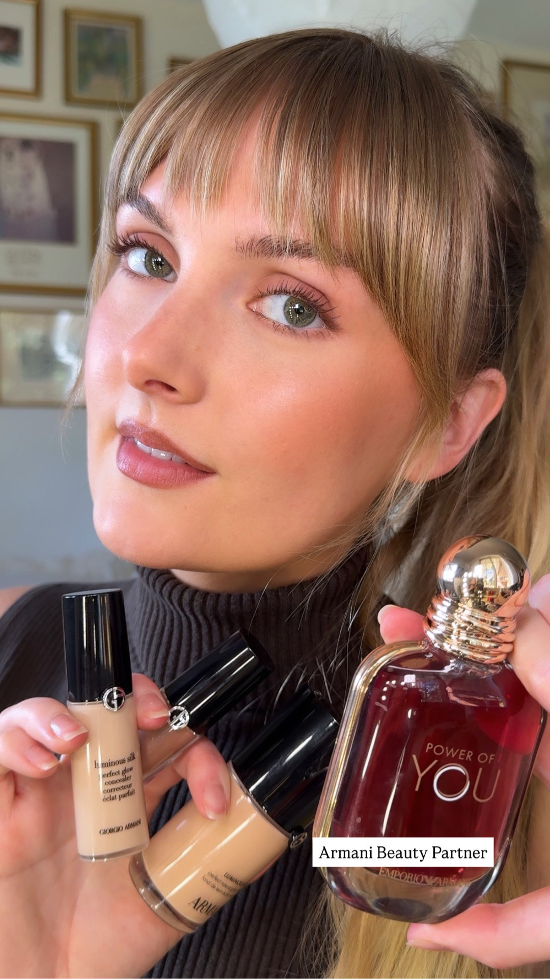 Four of my fall favorites from @Armani beauty 
- luminous silk foundation shade 4.5
- luminous silk concealer shade 4
- eye tint shade 22M
- Power of You fragrance 
Pick them up at @Sephora 
#armanibeautypartner #armanimakeup #powerofyou #fallfavorites