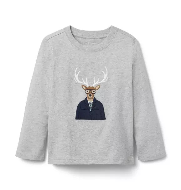 Dapper Deer Tee | Janie and Jack