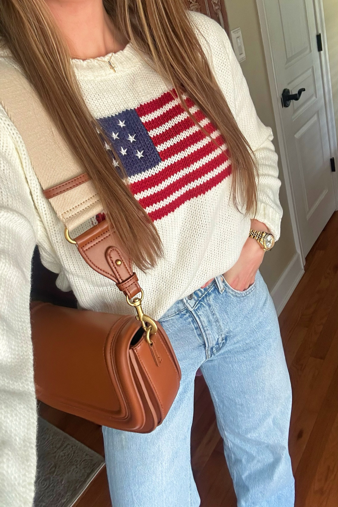 Favorite neutral sweater 🇺🇸

#LTKstyletip #LTKworkwear #LTKSpringSale