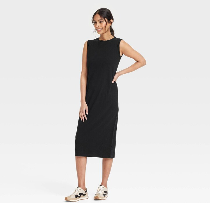 Universal Thread Women's Knit Midi Shift Dress | Target
