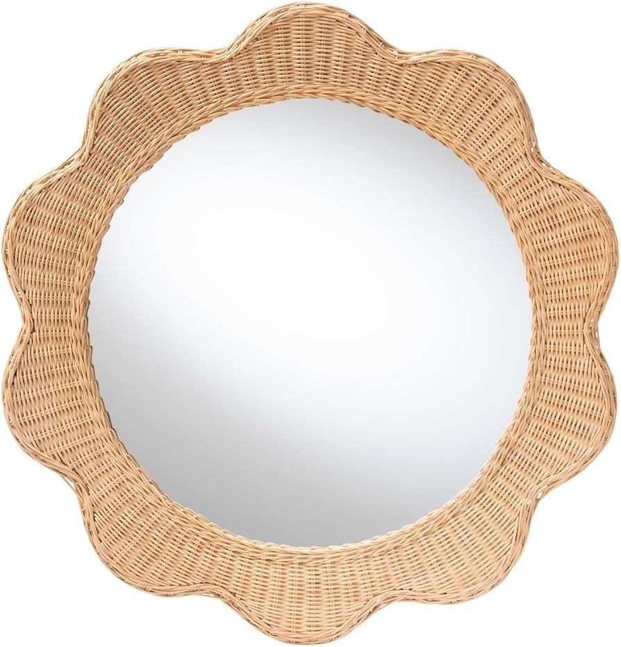 Bohemian Mirror with Rattan & Metal by Bali & Pari | Amazon (US)