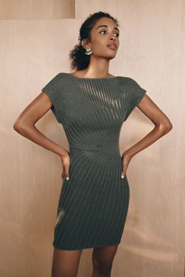 Ribbed Mini Sweater Dress | Anthropologie (US)