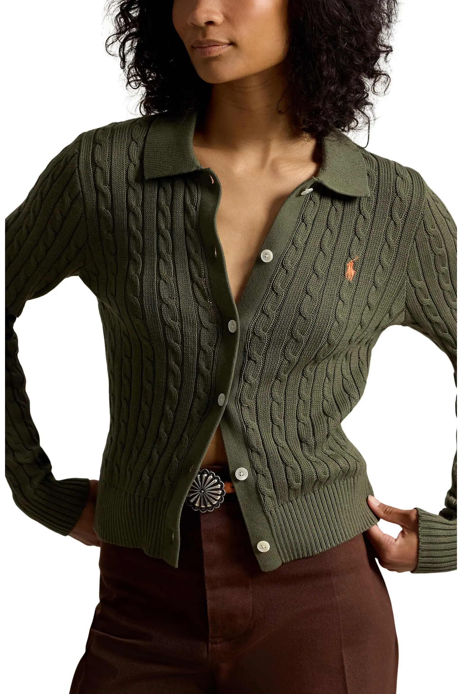 Cable Knit Cotton Cardigan (Women) | Nordstrom | Nordstrom