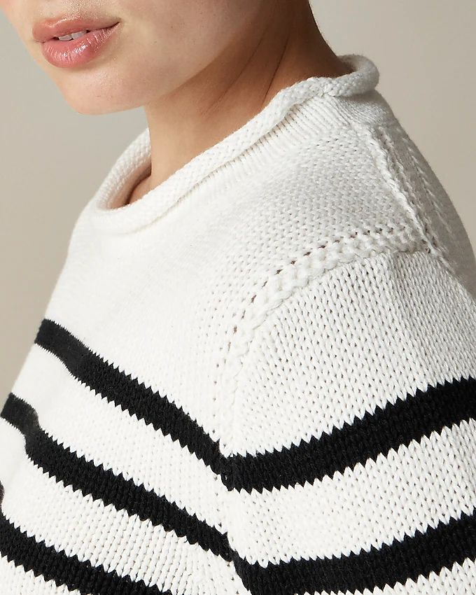 Heritage cotton Rollneck&trade; sweater in stripe | J. Crew US