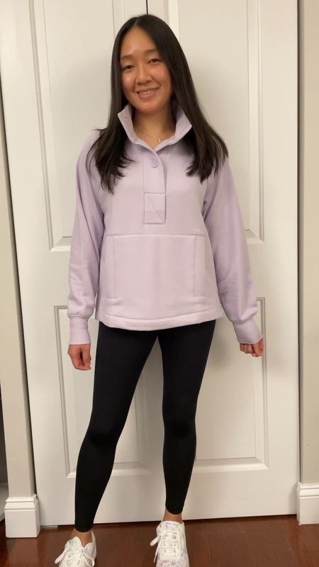#WalmartPartner #WalmartFashion @walmartfashion

Comfy pullover ($28) that I have in this color as well as ivory and grey. Size XS is a loose fit on me. 7/8 leggings ($18) in size XS. Sneakers ($39.99) true to size.

#LTKunder50 #LTKunder100 #LTKSeasonal