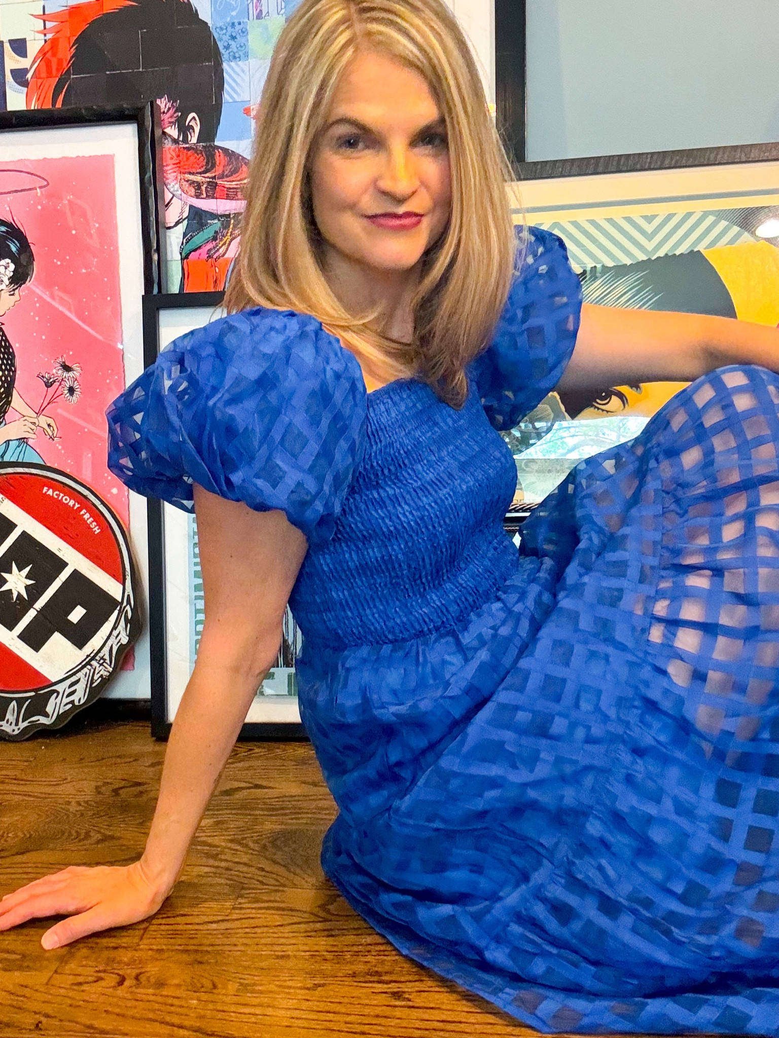 Gorgeous cobalt plaid print dress from Amazon. 💙

#LTKSeasonal #LTKover40