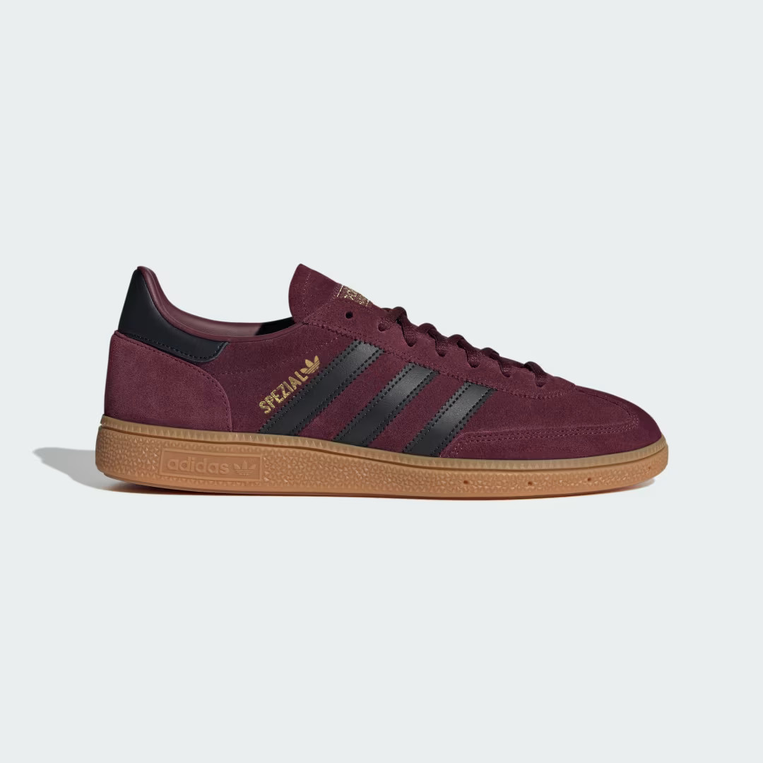 adidas Handball Spezial Shoes Maroon M 5.5 / W 6.5 Mens | adidas (US)