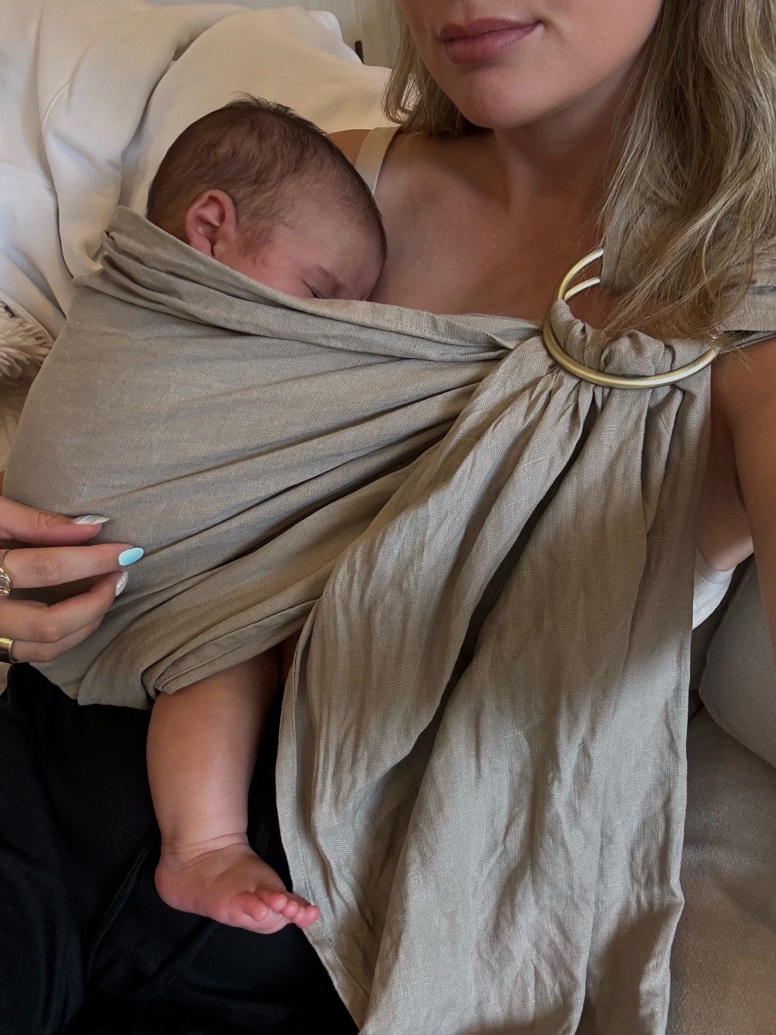 My favorite carrier for cozy cuddles around the house 🤍🍼

#LTKmaternity #LTKbaby #LTKkids