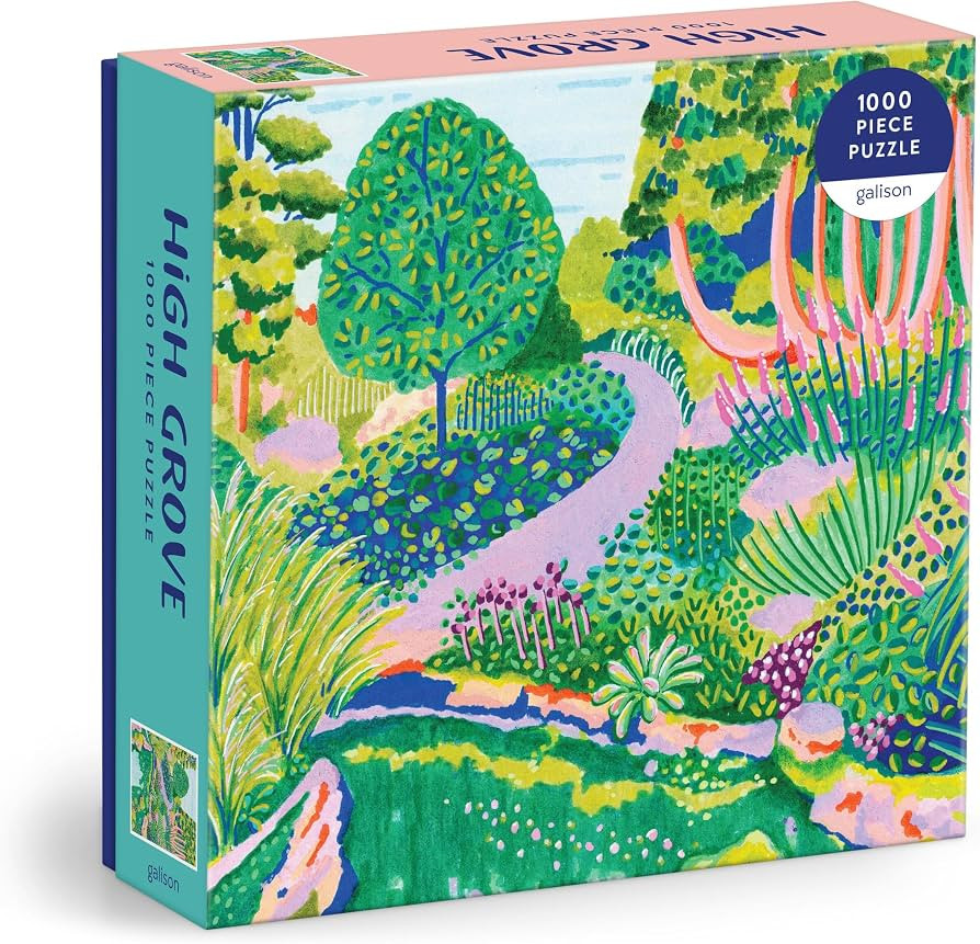 Galison High Grove – 1000 Piece Jigsaw Puzzle Featuring Beautiful Artwork of A Green Lush Lands... | Amazon (US)