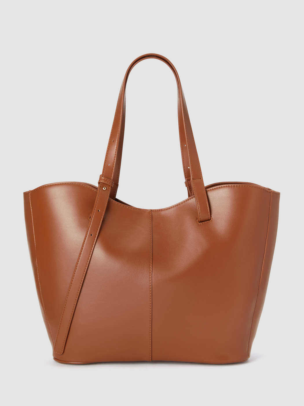 Material Halbmond Verstellbare Kunstleder Tote Bag For Date Arbeit | Cider