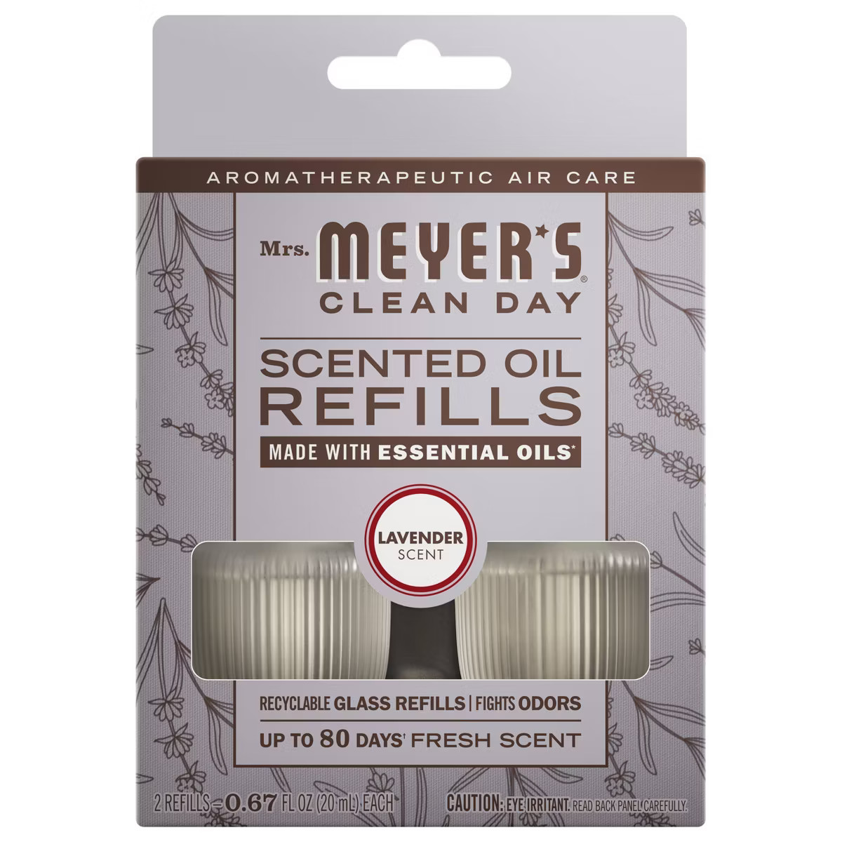 Mrs. Meyer's Clean Day Premium Scented Oil Plug-In Diffuser Air Freshener Refills - Lavender - 0 ... | Target