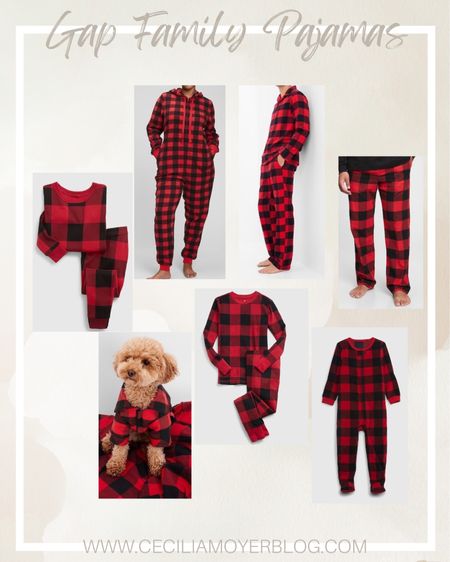 Gap pajama sets for the family!  Red and black plaid pajamas - kids pajamas - holiday pajamas - Christmas pajamas - pet pajama - mens pajamas - pajama sets - kids clothes - matching family pajamas  




#LTKHoliday #LTKunder50 #LTKfamily