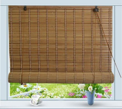 Thy Trading Bamboo Roll Up Window Blind Sun Shade W24 x H72 | Amazon (US)