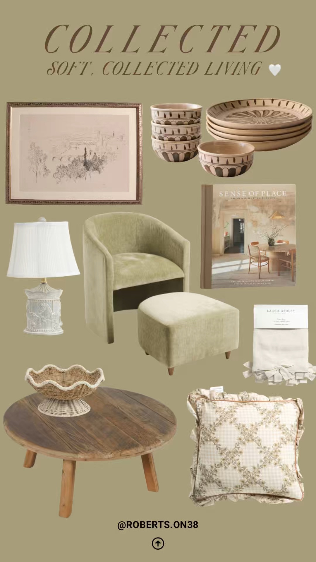 Collected doesn’t mean cluttered—it means every piece feels like it belongs.

Soft prints, warm woods, and those little details that make a space feel lived in, not just styled. The kind of look that comes together slowly…but looks right from the start.

#LTKSeasonal #LTKHome #LTKSaleAlert