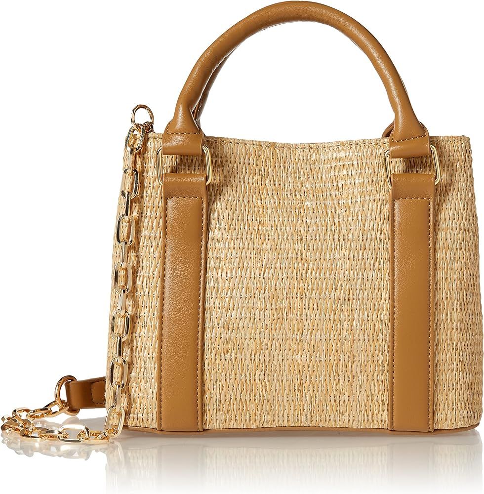 The Drop Women's Orla Boxy Straw Crossbody | Amazon (US)