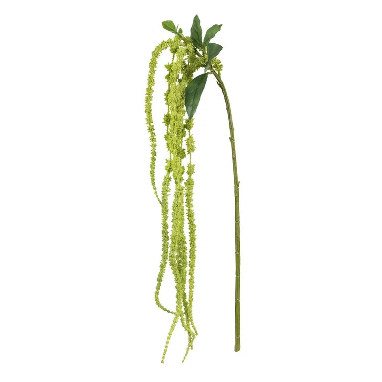 26-inch Artificial Light Green Tassel Flower Long Stem, for Indoor Use, by Mainstays | Walmart (US)