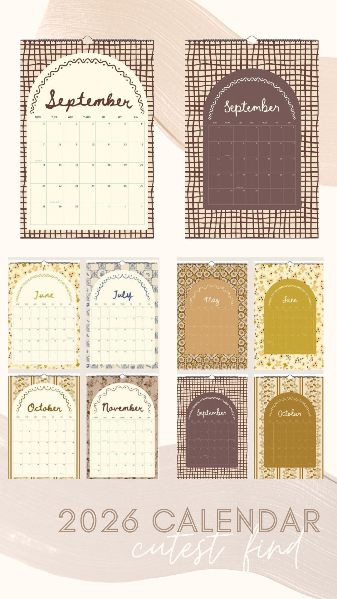 Most adorable wall calendar! Two designs to choose from and less than $25 including shipping! 

#LTKSeasonal #LTKdayinmylife #LTKHome