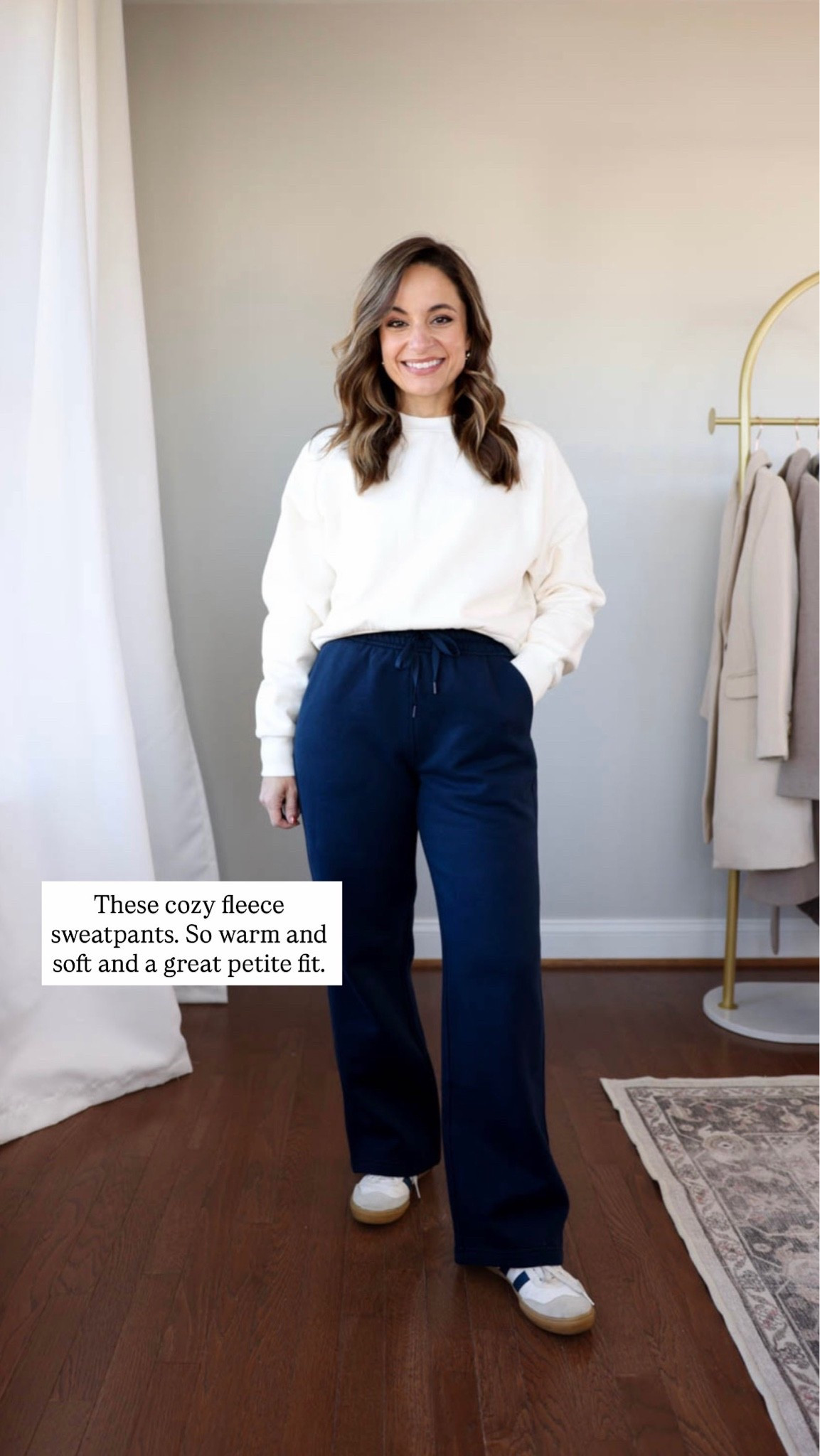 A look at my most worn pieces from last fall and winter that I can’t wait to wear again this year! 

Sweatpants (Amazon): xs 28” inseam 
Sweatshirt (Athleta): xxs 
Sneakers (Gola): true to size

#LTKPetite