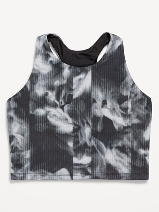PowerSoft Longline Sports Bra for Girls | Old Navy (US)