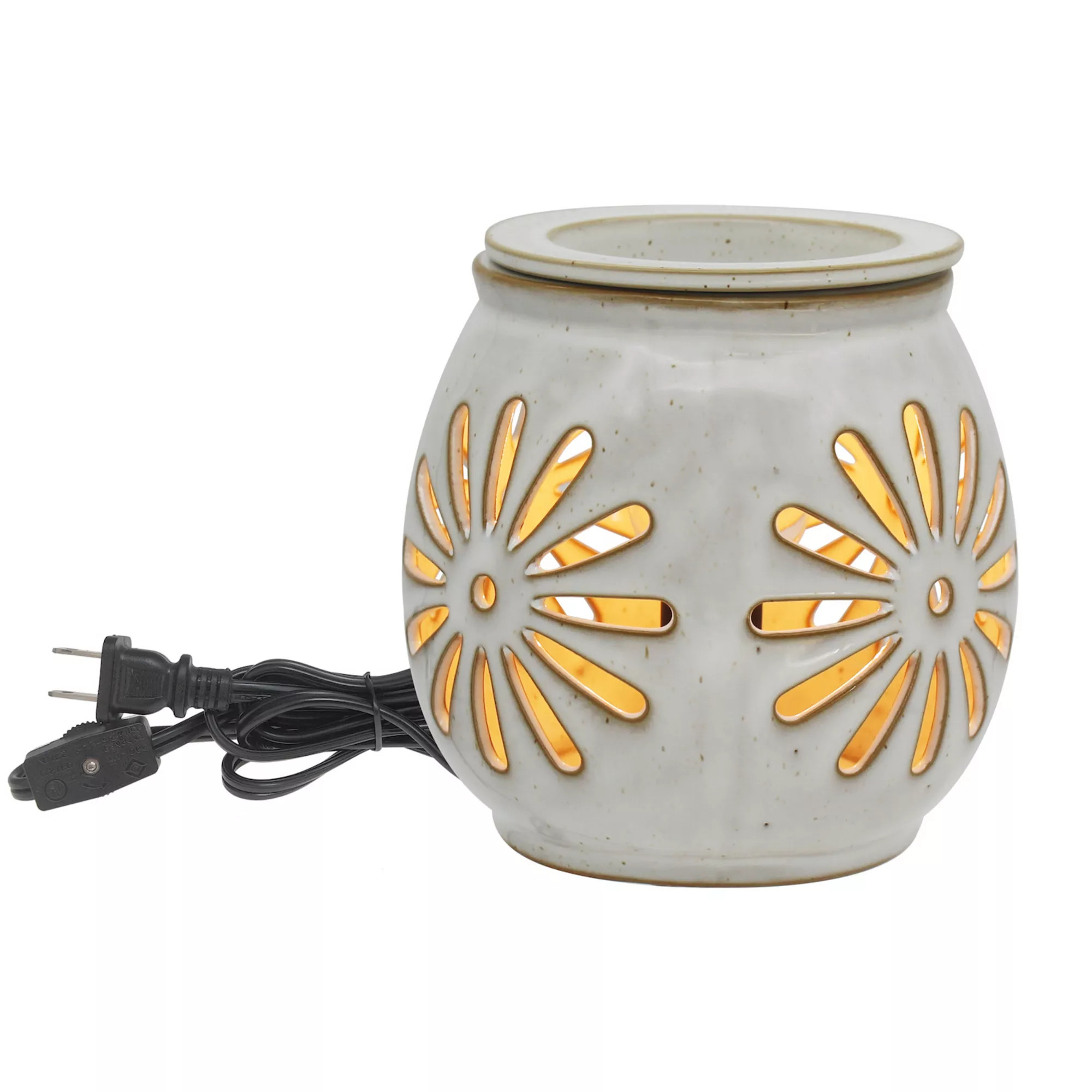 Sonoma Goods For Life® Flower Cutout Ceramic Wax Melt Warmer | Kohl's