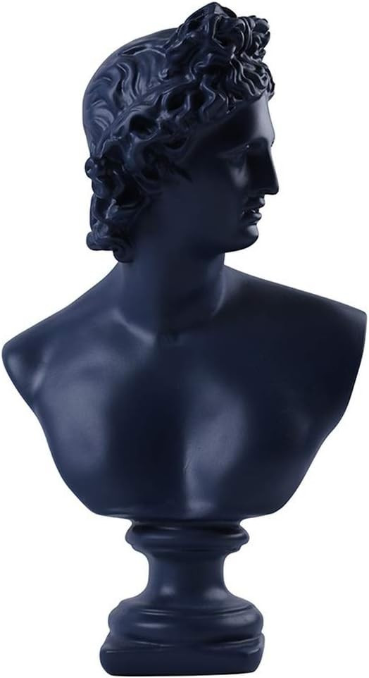 LYFJXX Ancient Greece European Resin David Venus Head Statuees Decoration Home Livingroom Goddess... | Amazon (US)