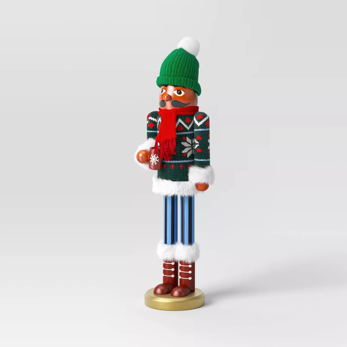 Christmas Sweater Wood Tall Nutcracker - Threshold™ | Target