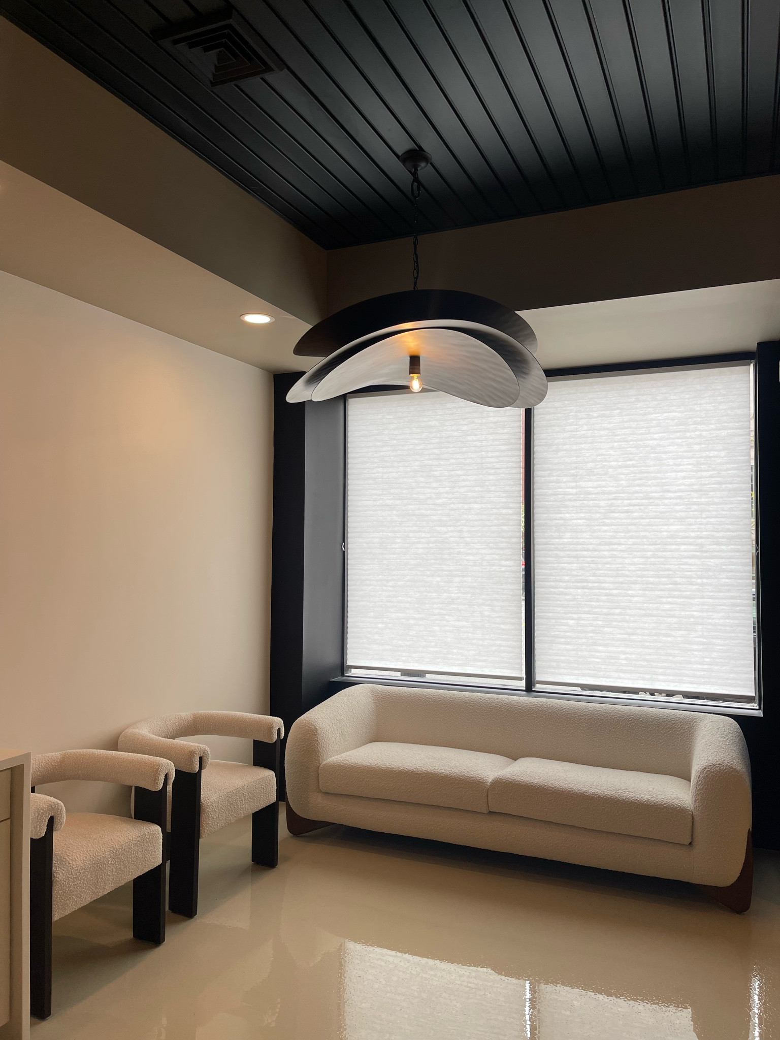 This is the waiting area in my salon ✨ we have been renovating the last 8 weeks and it has finally came to an end! 
This sofa is everythinggggg. So chic, and actually comfortable

#LTKSaleAlert #LTKStyleTip #LTKHome