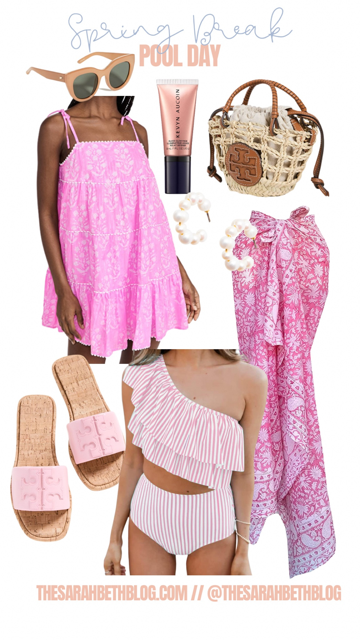 Spring break pool day outfit ideas. Pink seersucker two piece swim suit from Amazon fashion. Juliet Dunn pink dress. Pink pareo 

#LTKtravel #LTKSeasonal #LTKswim