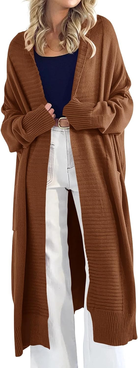 Danedvi Womens Long Cardigan Sweaters Oversized Chunky Coats | Amazon (US)