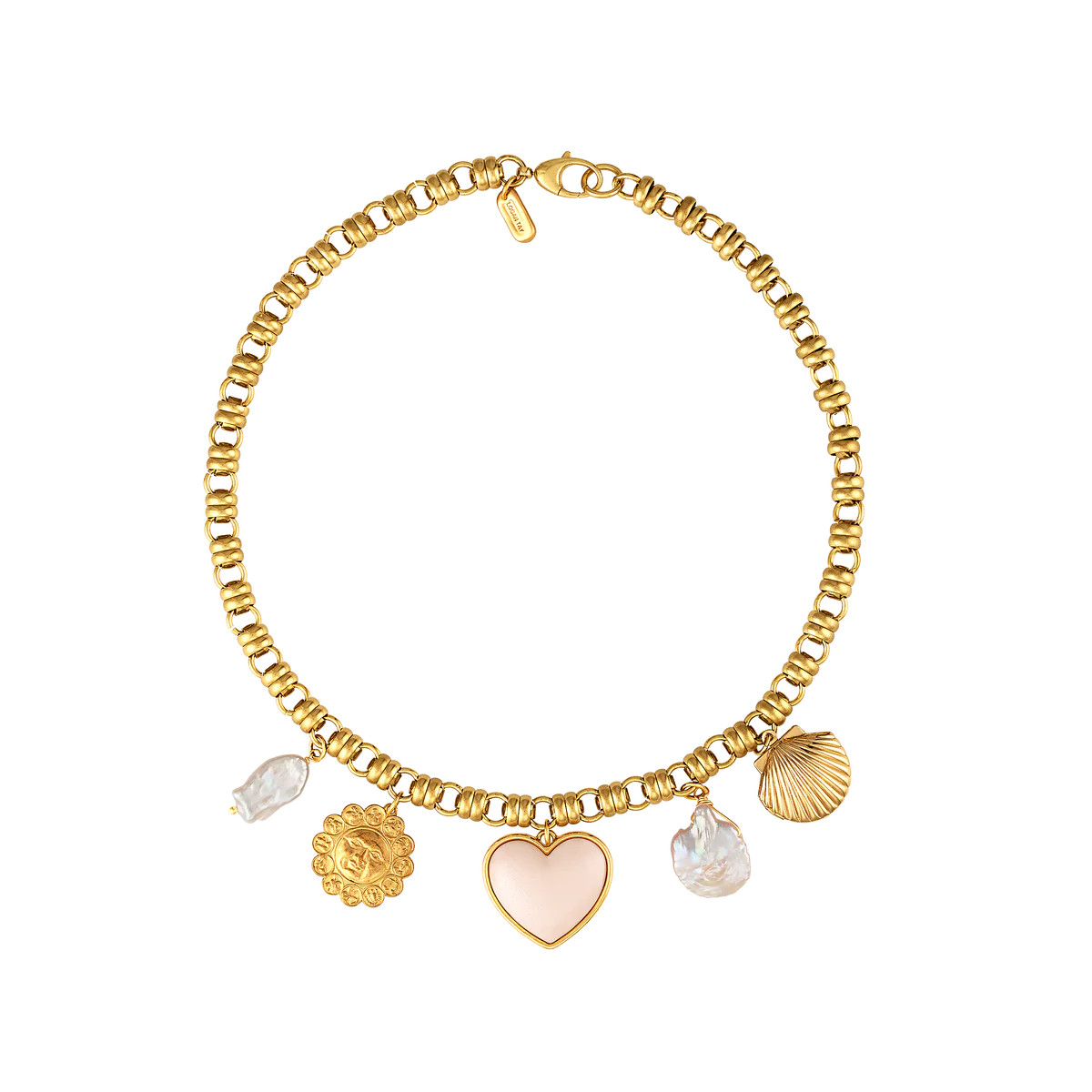 Sun Goddess Charm Necklace | Logan Tay